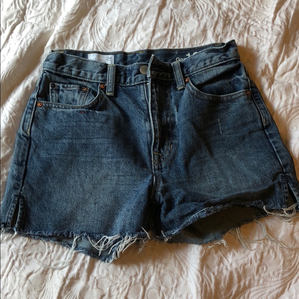 Gap High Rise Jean Shorts